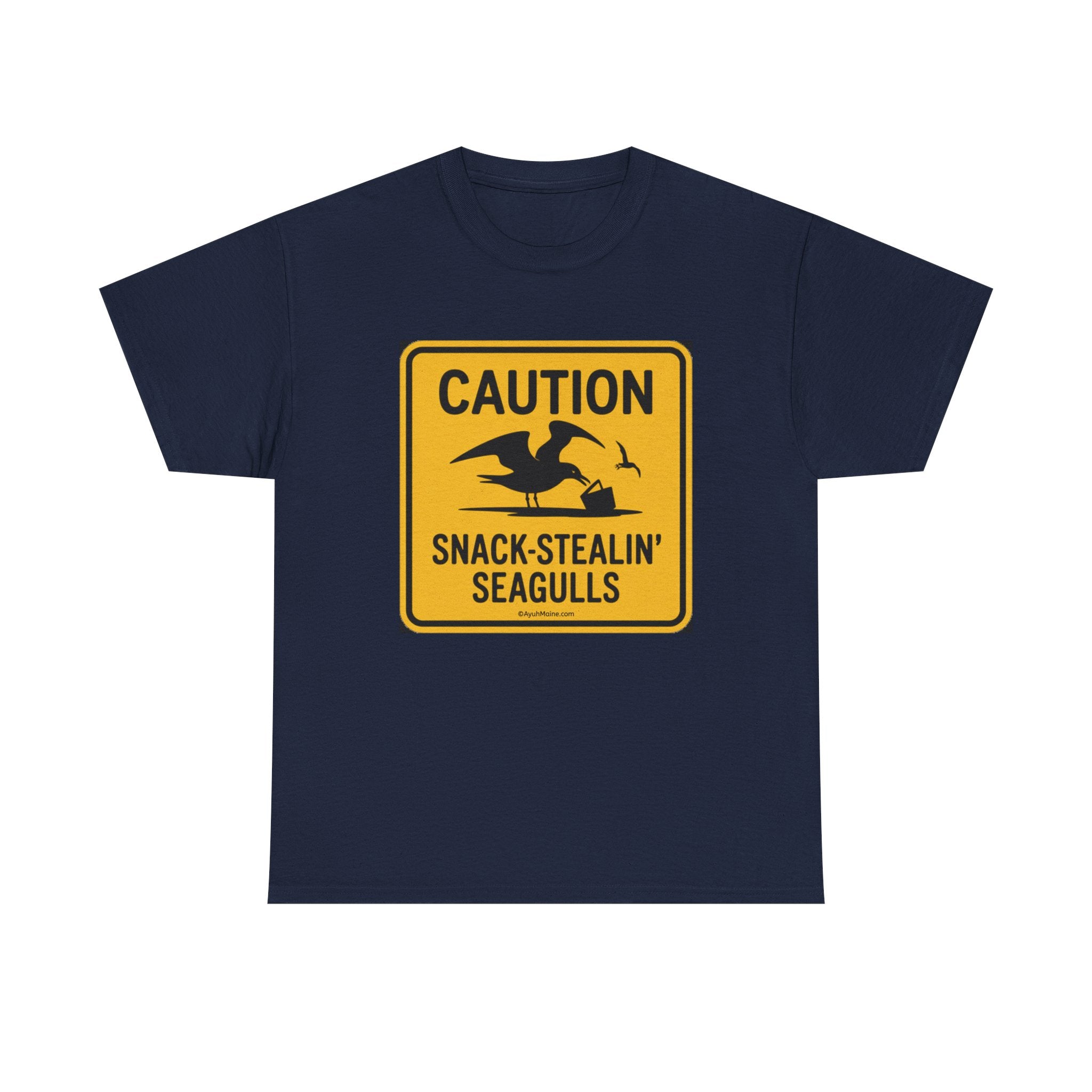 Maine Caution SNACK-STEALIN' SEAGULLS T-Shirt