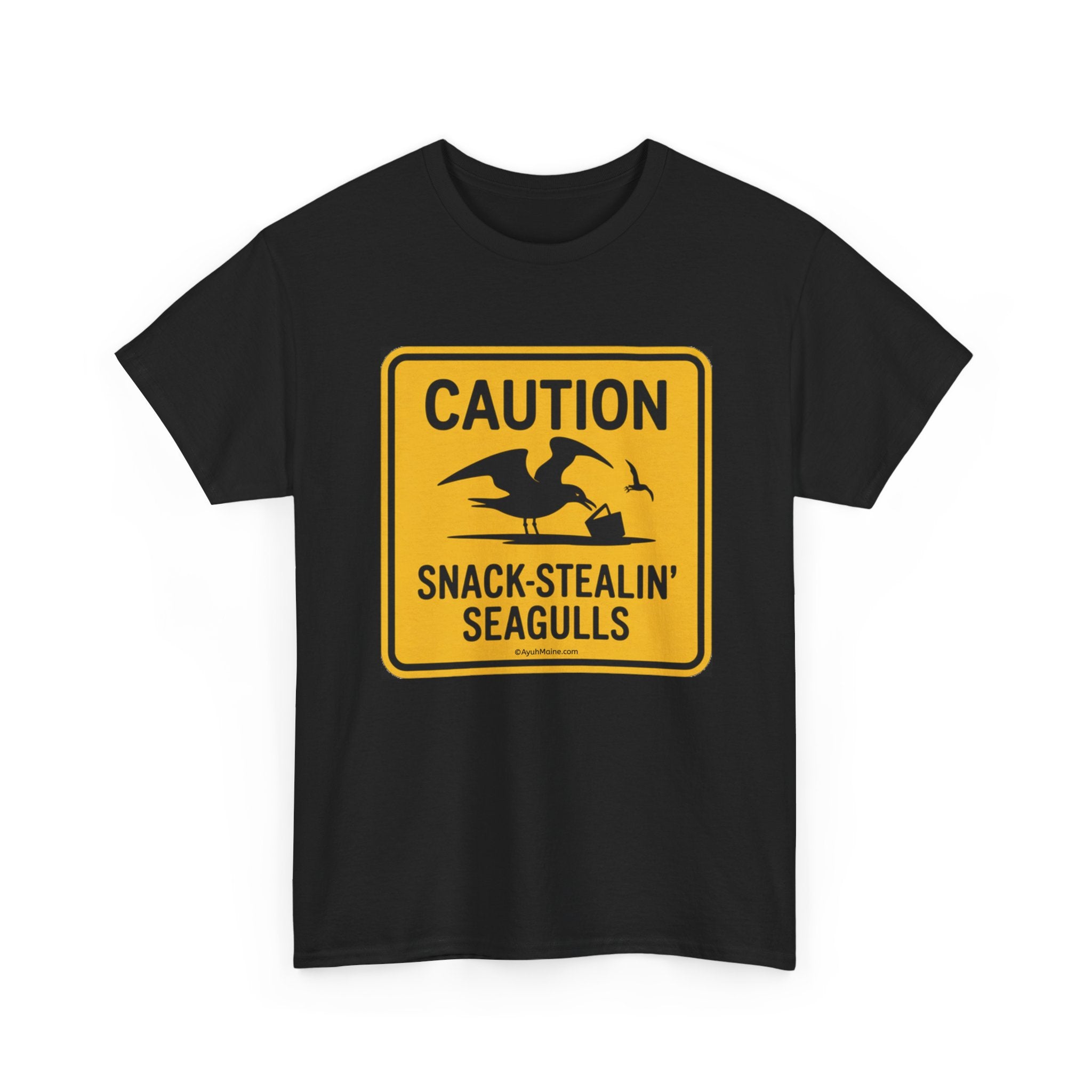 Maine Caution SNACK-STEALIN' SEAGULLS T-Shirt
