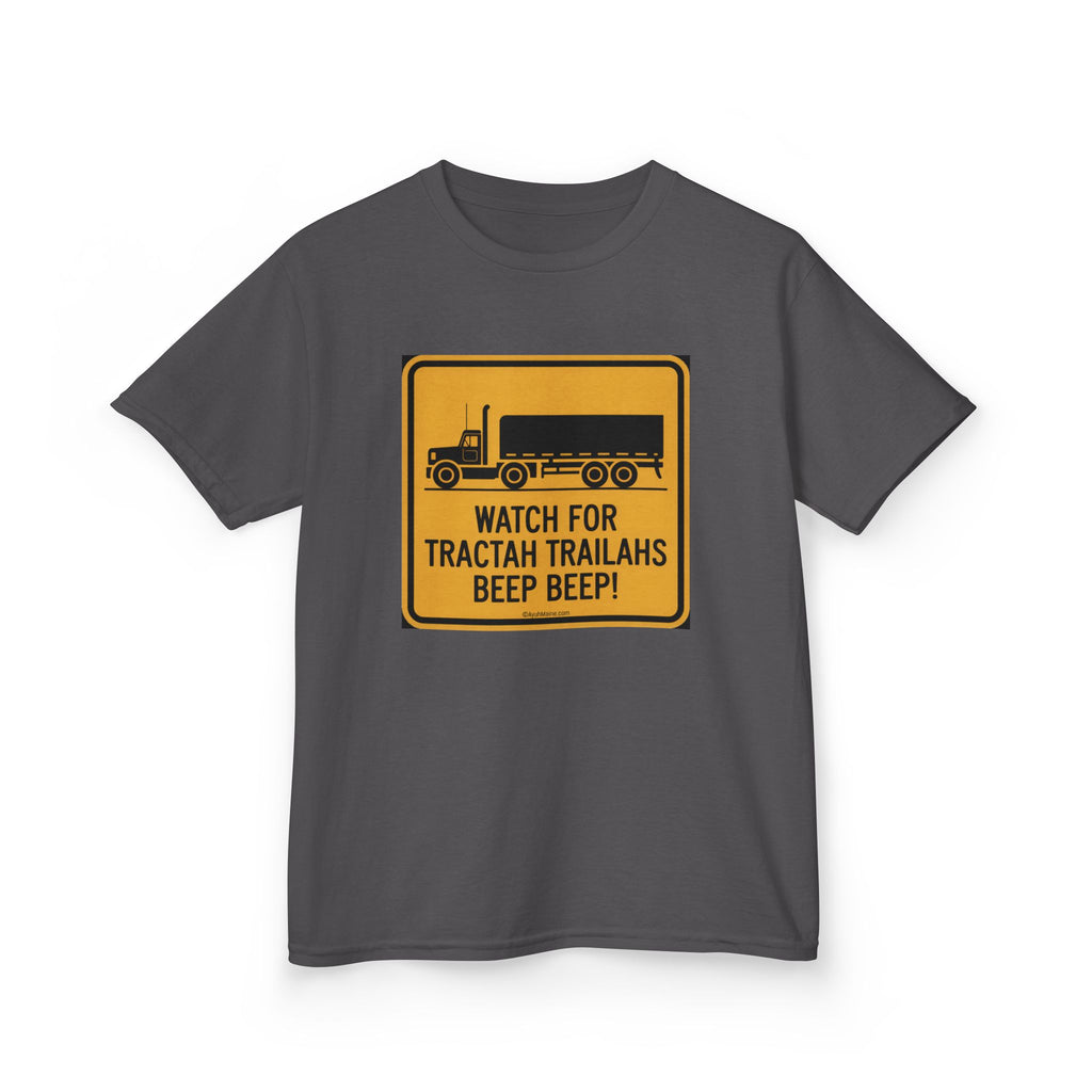 Kids Fun Maine TRACTAH TRAILAHS T-Shirt