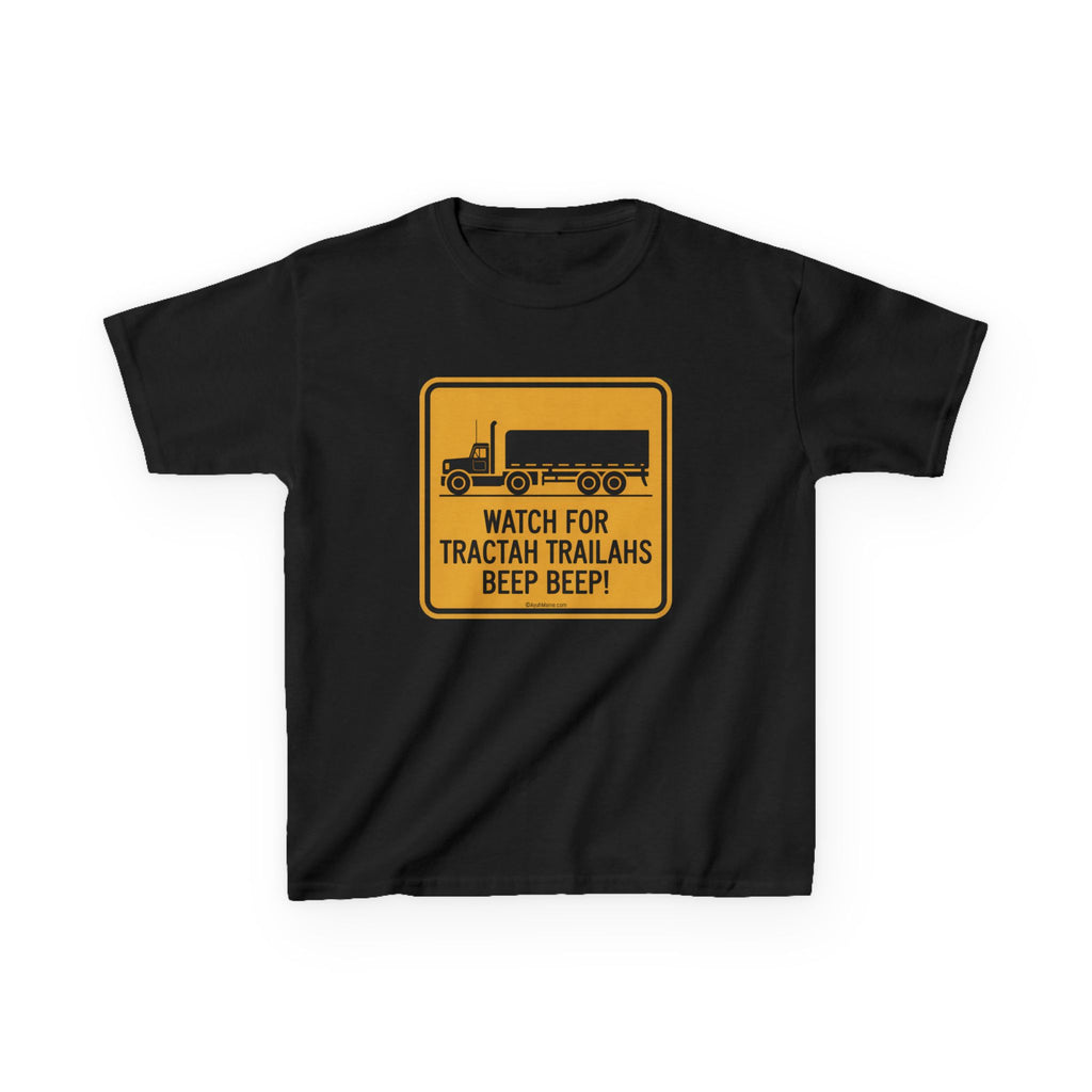 Kids Fun Maine TRACTAH TRAILAHS T-Shirt