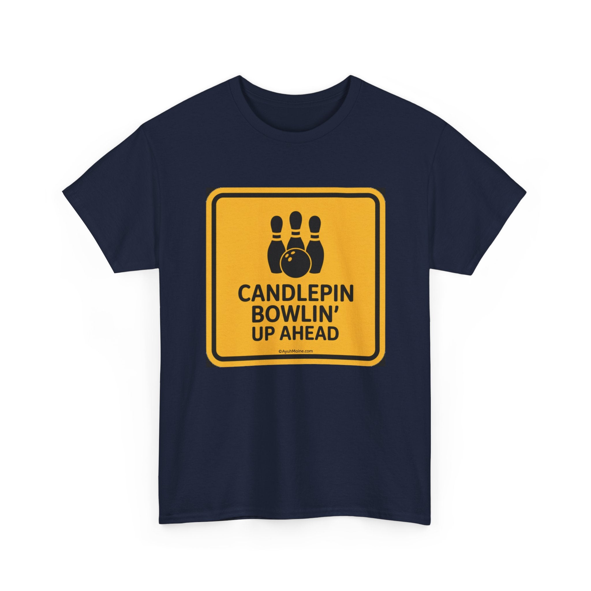 Maine CANDLEPIN BOWLIN' Fun T-Shirt