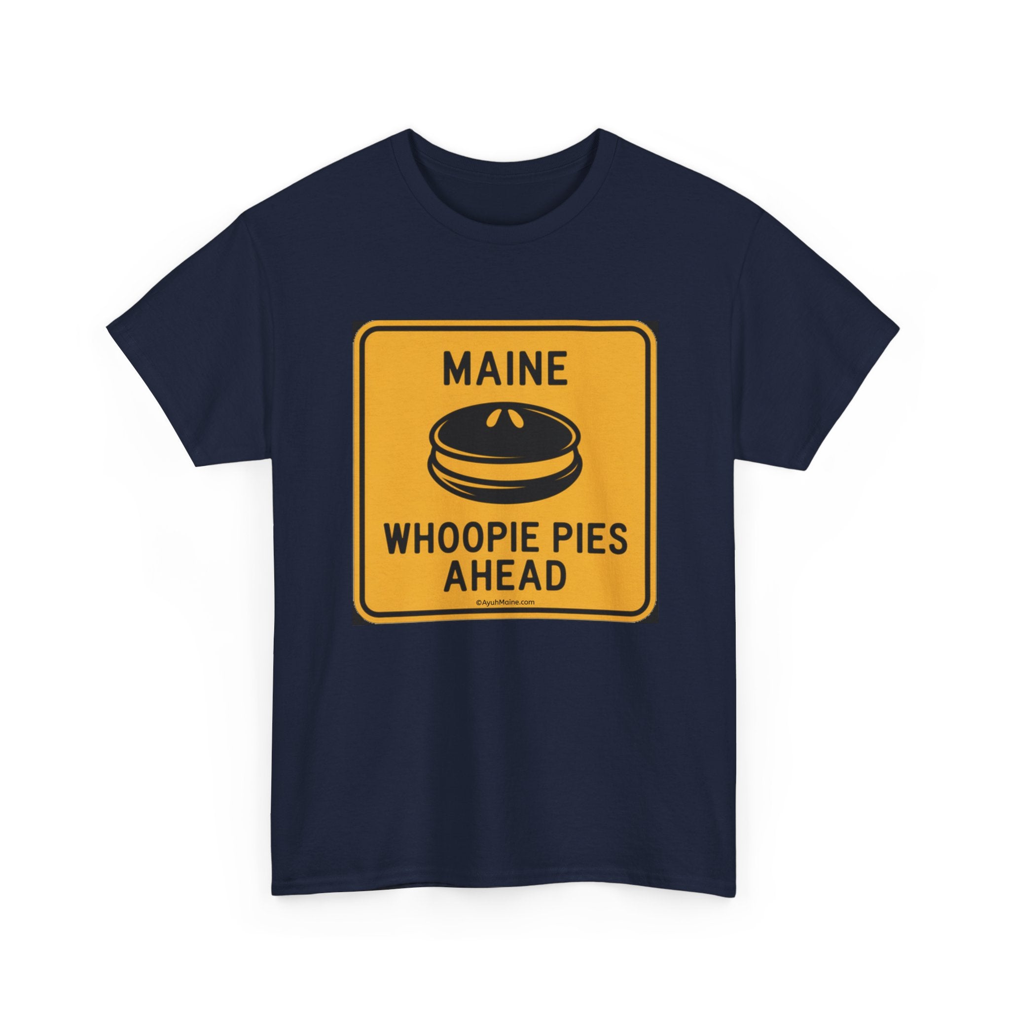 Maine WHOOPIE PIES Road Sign T-Shirt
