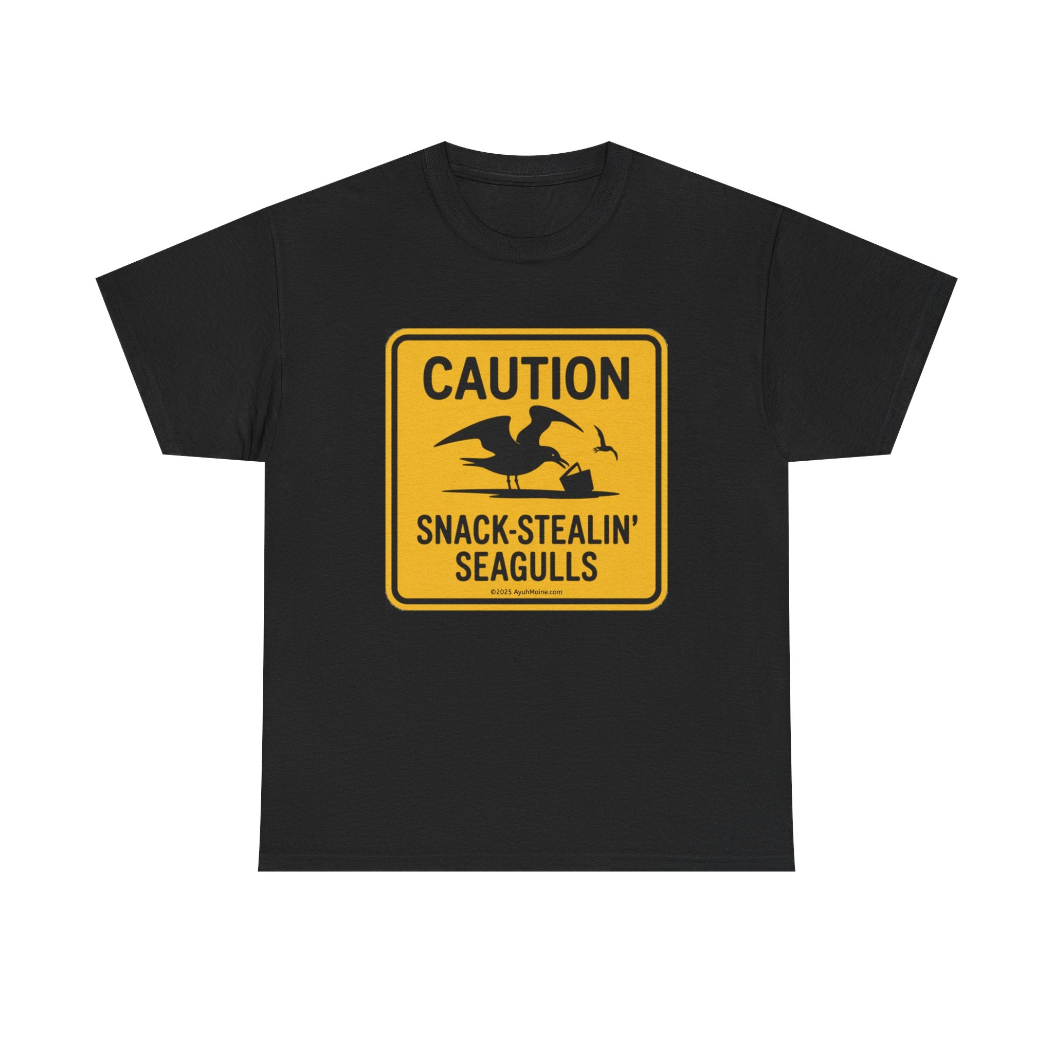 Maine Caution SNACK-STEALIN' SEAGULLS T-Shirt