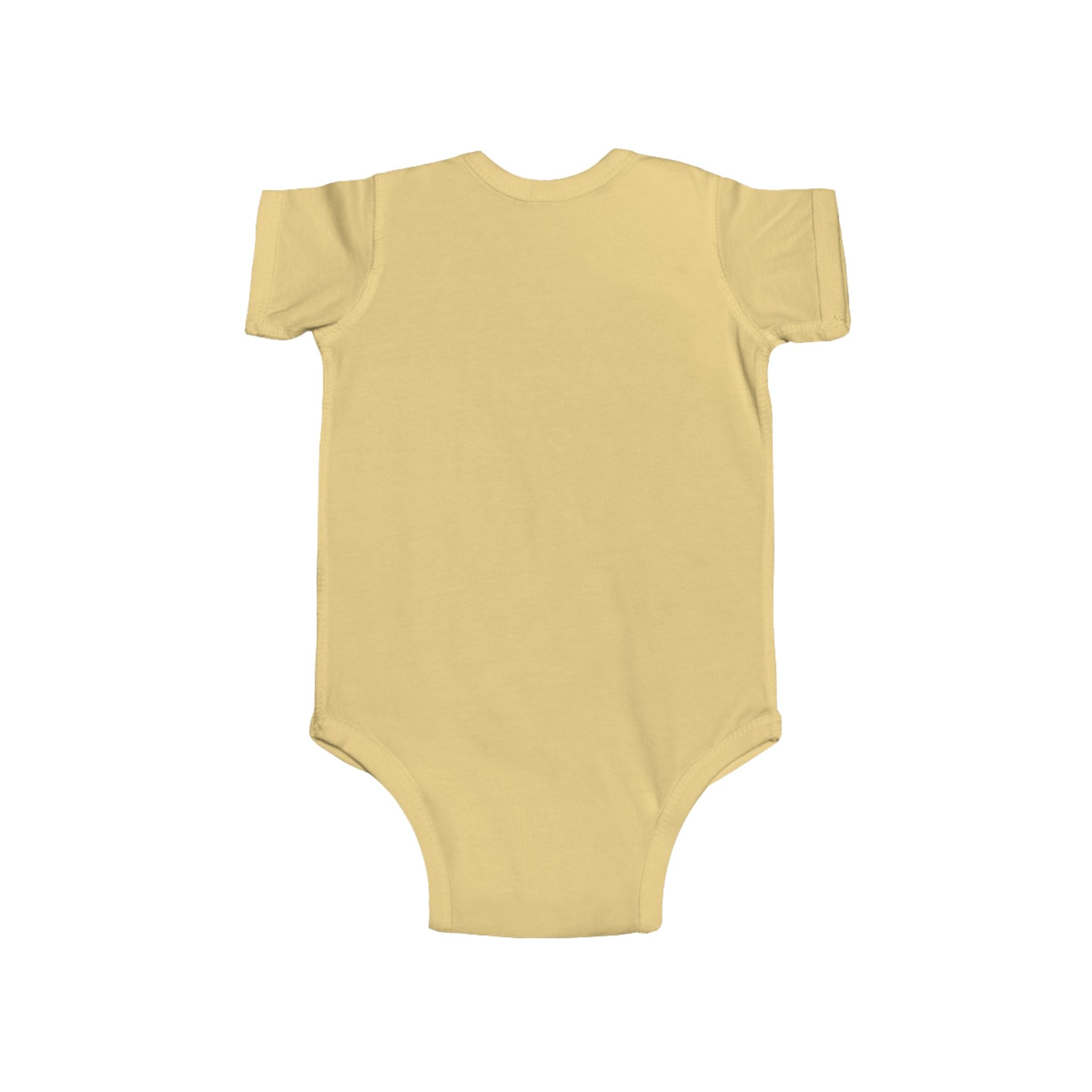 Maine NO WAKE ZONE Baby Onesie in White, Black, and Yellow