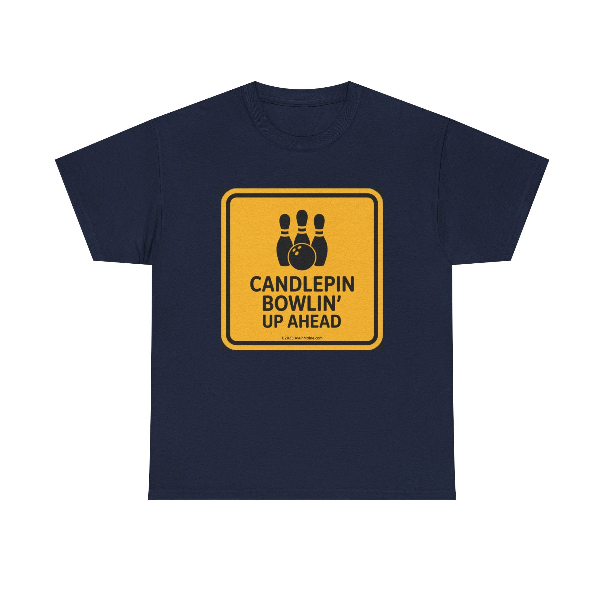 Maine CANDLEPIN BOWLIN' Fun T-Shirt